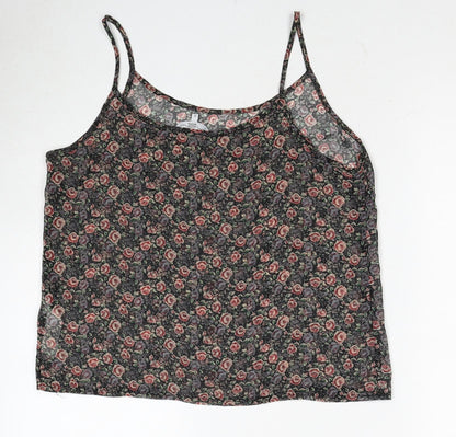 Womens UK Size 12 New Look Multicoloured Basic Tank