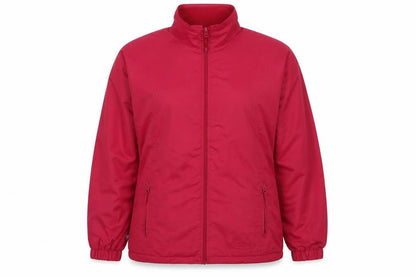 Mountain Life Womens Pink Windbreaker Jacket Size 12 Zip