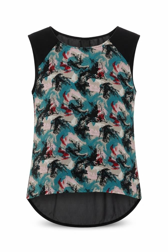 Womens UK Size S VERO MODA Multicoloured Basic Blouse