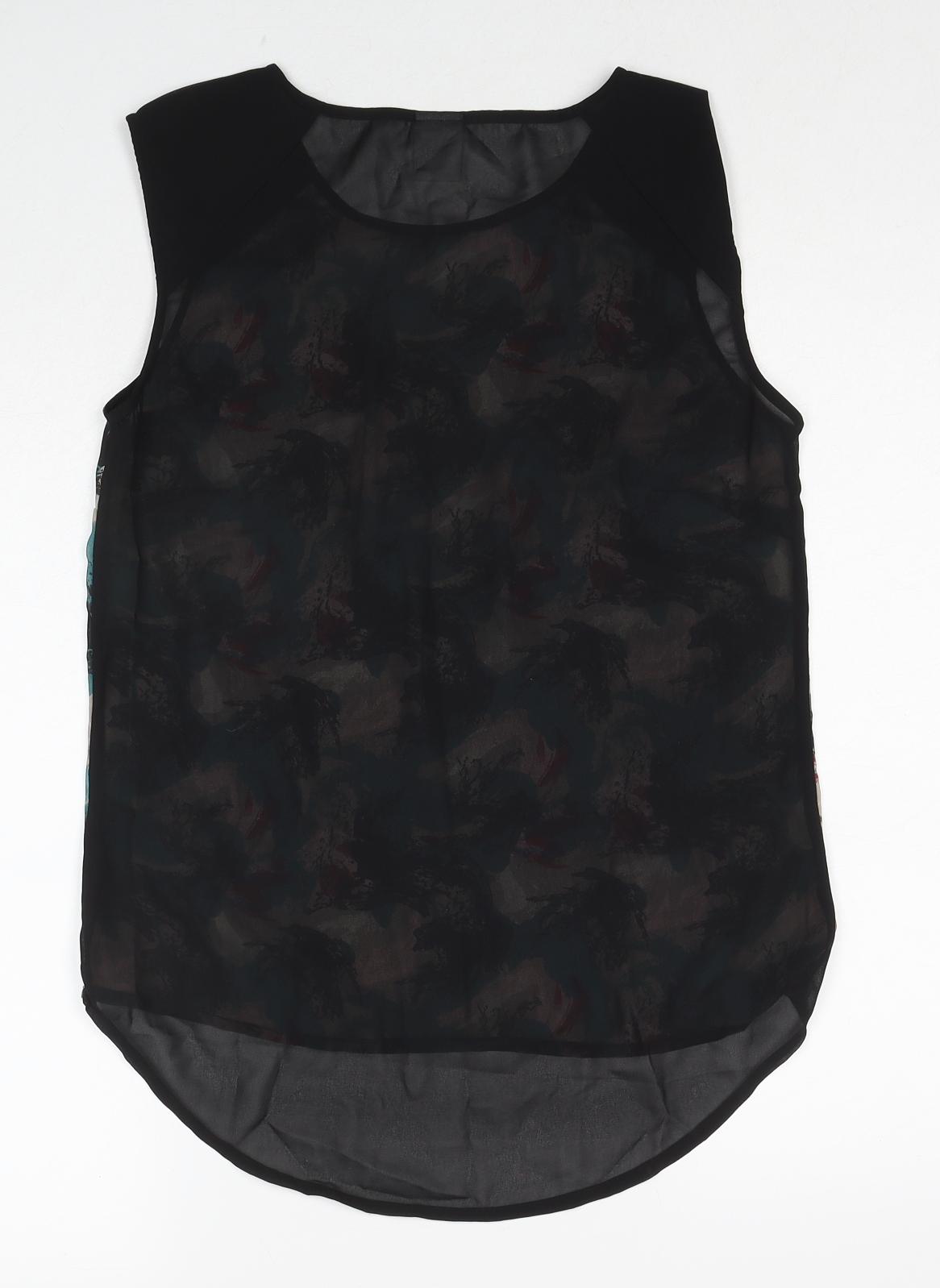 Womens UK Size S VERO MODA Multicoloured Basic Blouse
