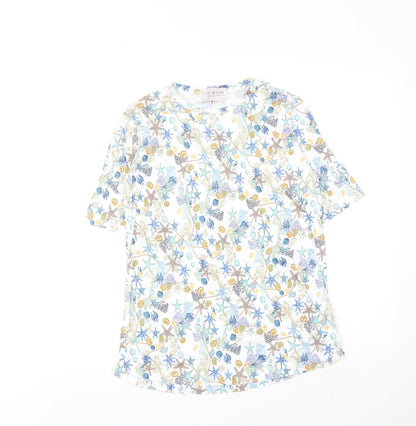 Womens UK Size XS Country Collection Multicoloured Basic Blouse