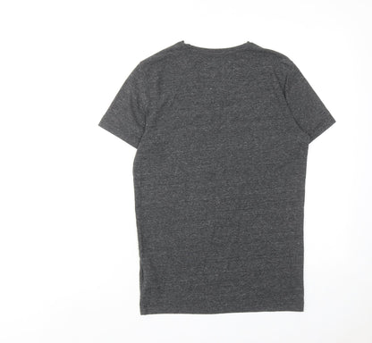 Womens UK Size S H&M Grey Basic T-Shirt