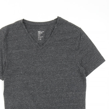 Womens UK Size S H&M Grey Basic T-Shirt