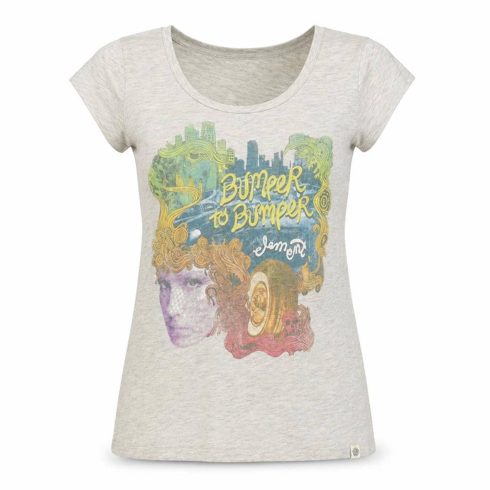Womens UK Size S Element Green Basic T-Shirt