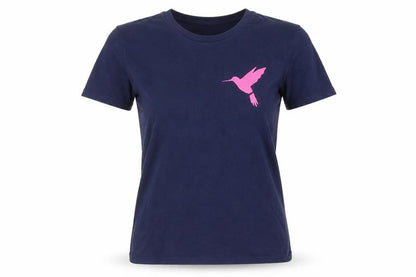 Womens UK Size S B&C Blue Basic T-Shirt