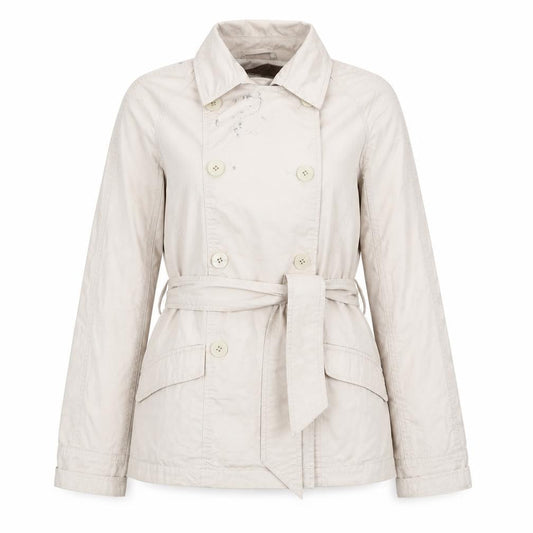Womens UK Size 8 Boohoo Beige Trench Coat