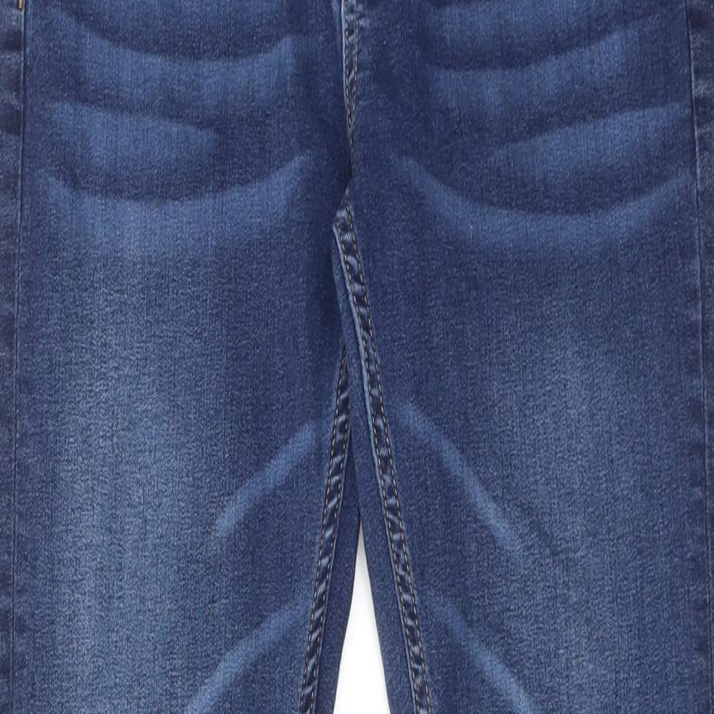 Carpe Omnia Womens Blue Cotton Skinny Jeans Size 30 in L30 in Regular Zip