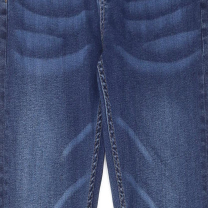 Carpe Omnia Womens Blue Cotton Skinny Jeans Size 30 in L30 in Regular Zip