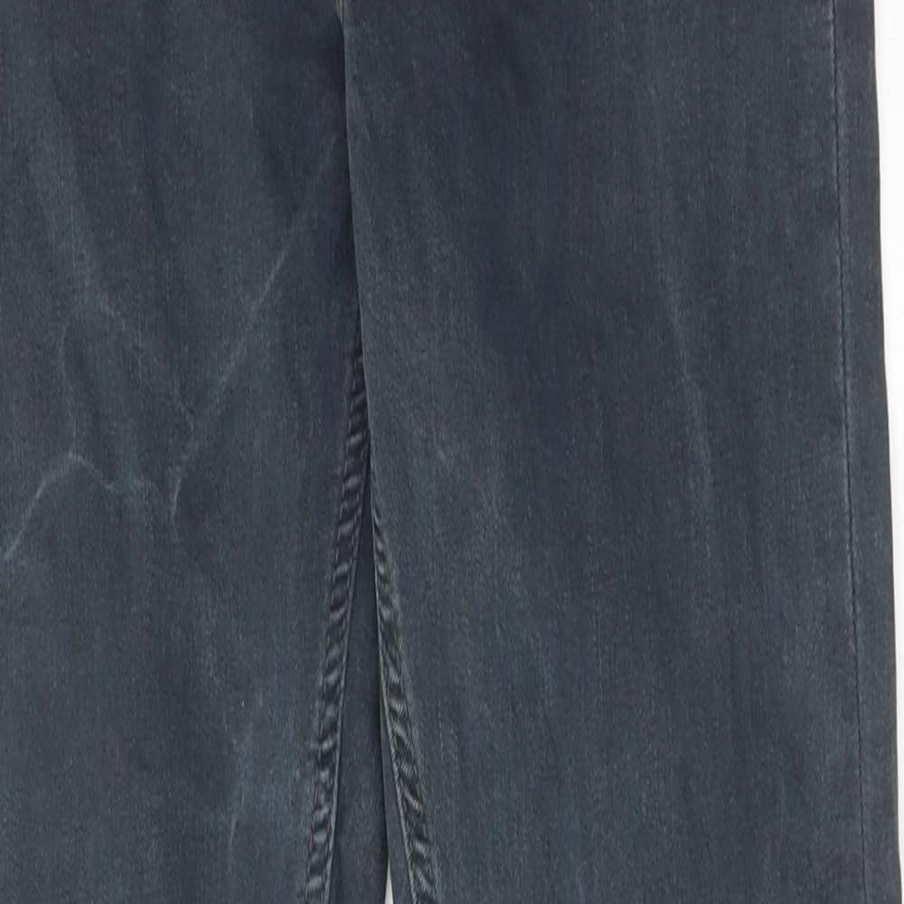 Topshop Womens Blue Cotton Skinny Jeans Size 30 in L32 in Regular Zip