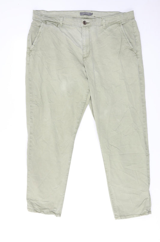 Womens UK Size 18 Principles Regular Fit  Green Trousers