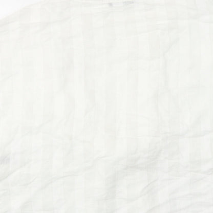 Limited Edition Womens White Viscose Basic Blouse Size 12 Round Neck