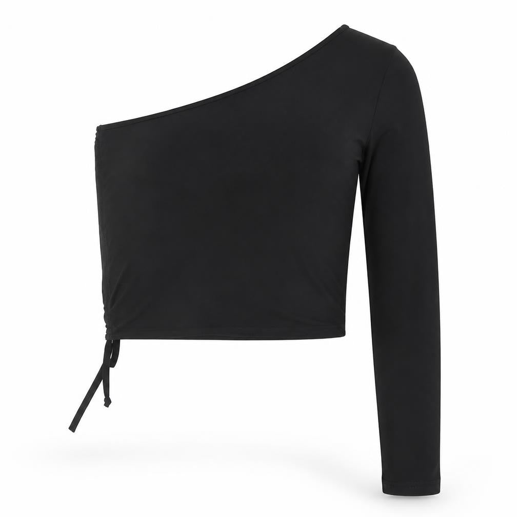 Womens UK Size 14 PRETTYLITTLETHING Black Basic Blouse