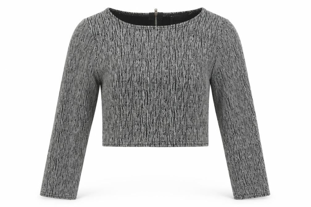 Womens UK Size S Sparkle & Fade Black Pullover Jumper