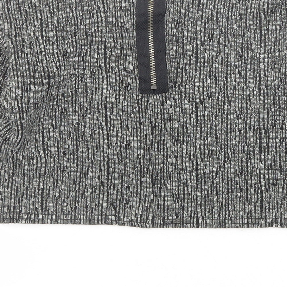 Womens UK Size S Sparkle & Fade Black Pullover Jumper