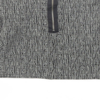Womens UK Size S Sparkle & Fade Black Pullover Jumper