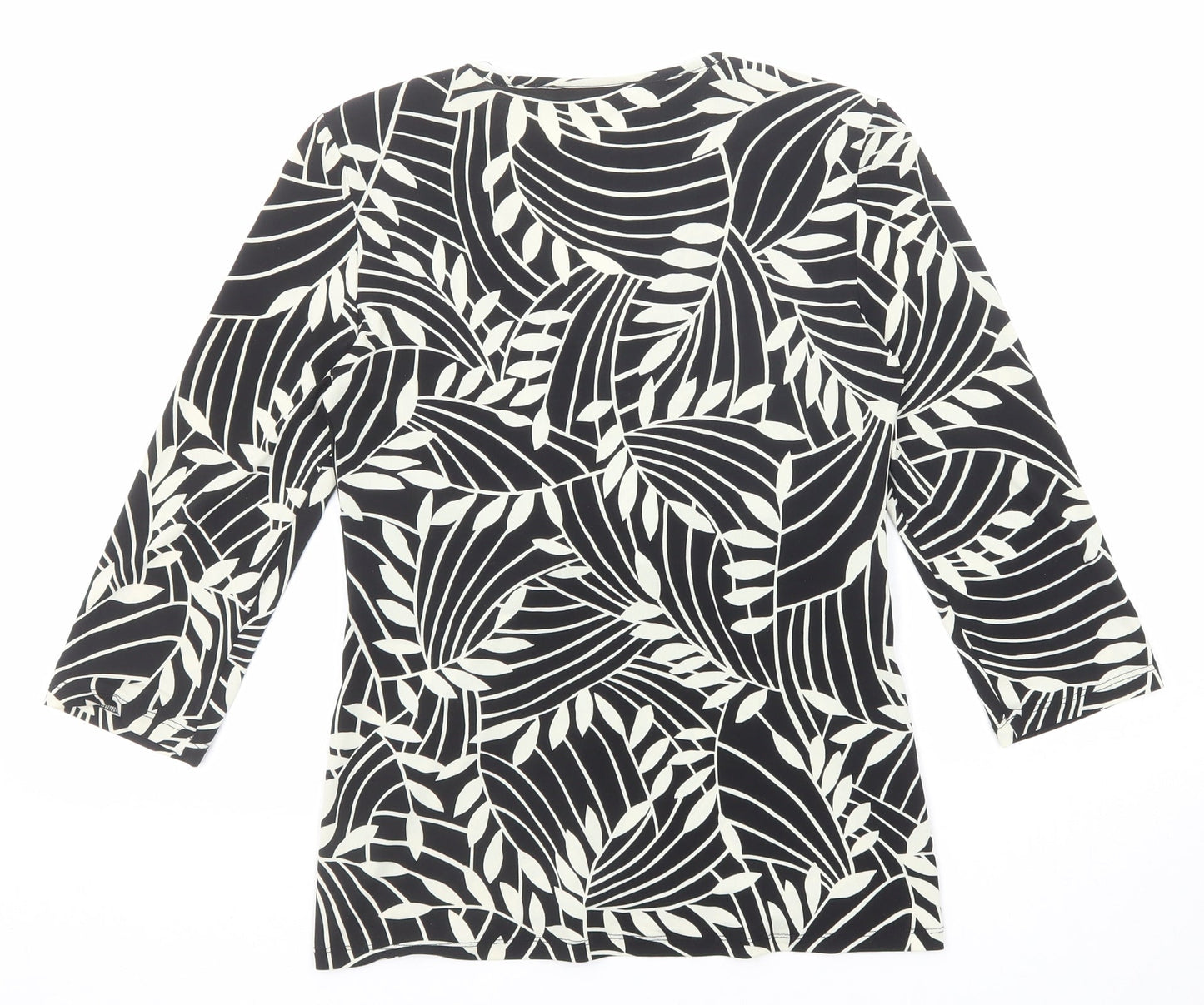 Womens UK Size 10 Wallis Black Basic Blouse