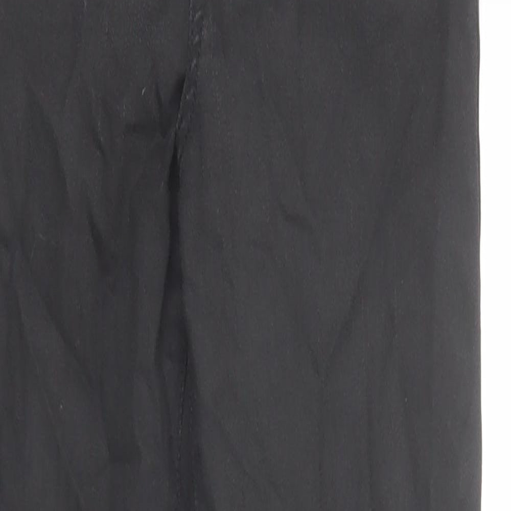 Topshop Womens Black Cotton Skinny Jeans Size 26 in L30 in Regular Zip