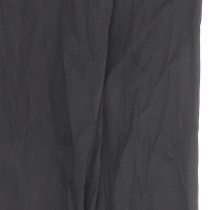 Topshop Womens Black Cotton Skinny Jeans Size 26 in L30 in Regular Zip
