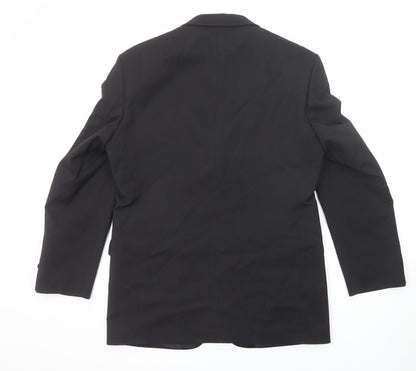 Mens UK Size 40 Marks and Spencer Regular Black Suit Jacket