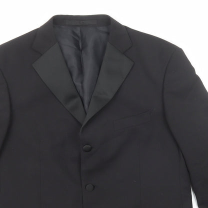 Mens UK Size 40 Marks and Spencer Regular Black Suit Jacket