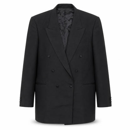 Leonards Mens Black Polyester Jacket Suit Jacket Size 42 Regular