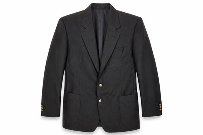 Mens UK Size 42 Essentials Regular Black Suit Jacket
