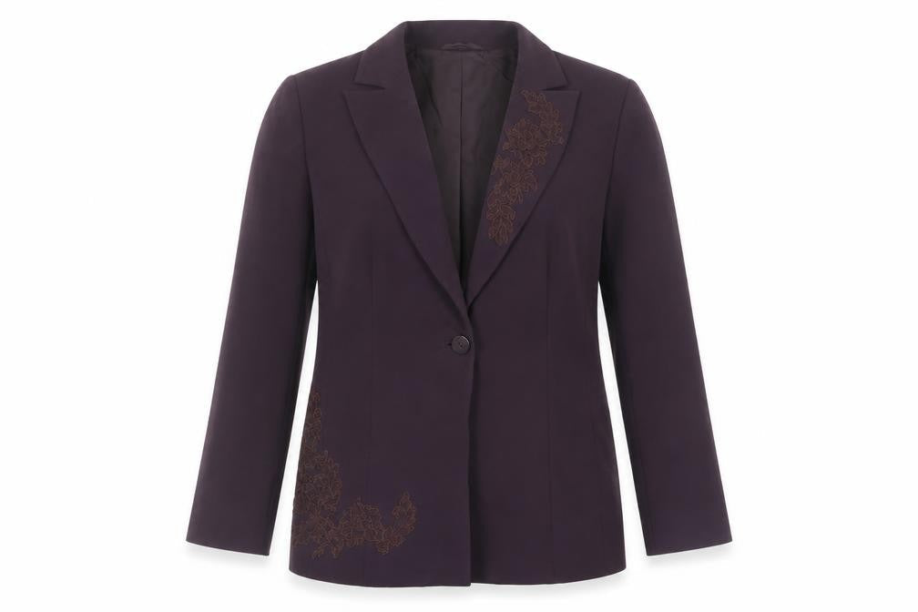 Womens UK Size 12 Country Casuals Purple Jacket
