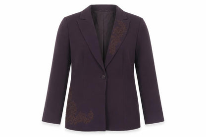 Womens UK Size 12 Country Casuals Purple Jacket