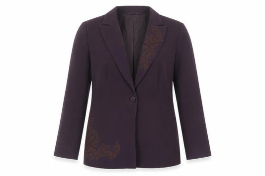 Womens UK Size 12 Country Casuals Purple Jacket