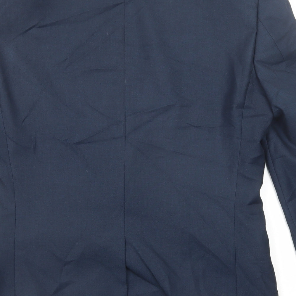 Mens UK Size 36 Harry Brown Regular Blue Suit Jacket