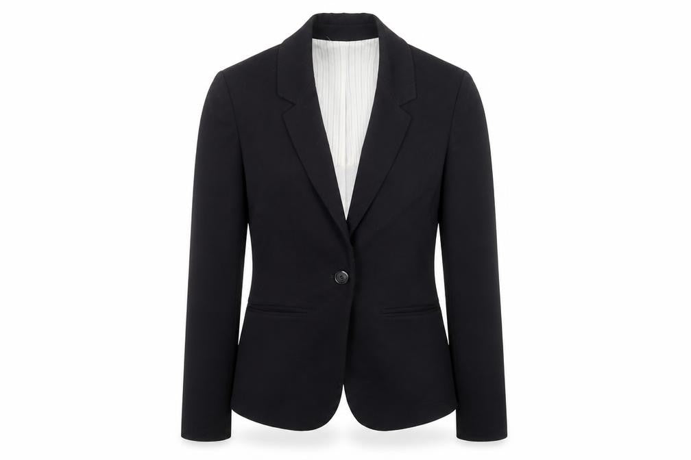 Womens UK Size 8 Debenhams Petites Black Suit Jacket