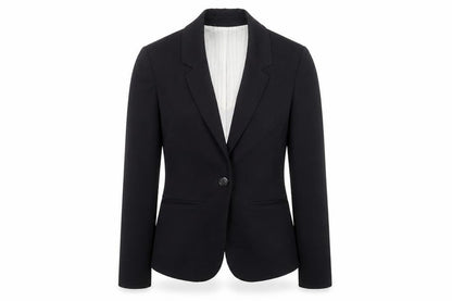Womens UK Size 8 Debenhams Petites Black Suit Jacket