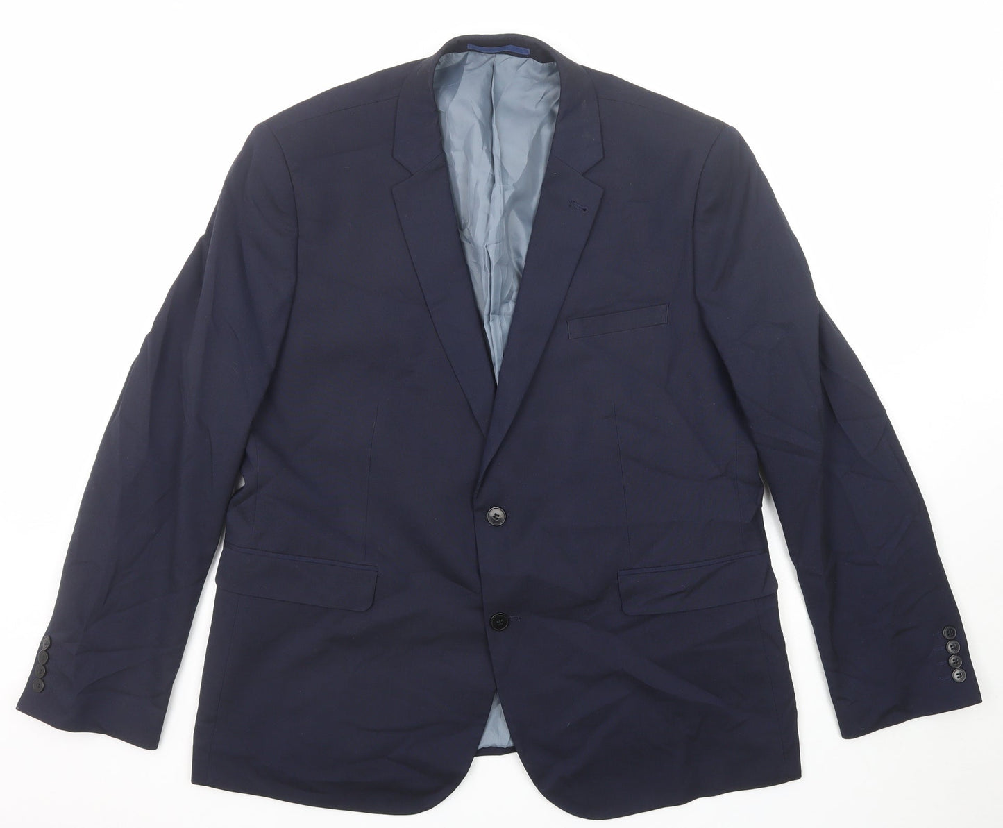 Mens UK Size 48 Burton Regular Blue Suit Jacket