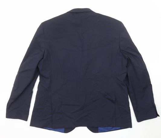 Mens UK Size 48 Burton Regular Blue Suit Jacket