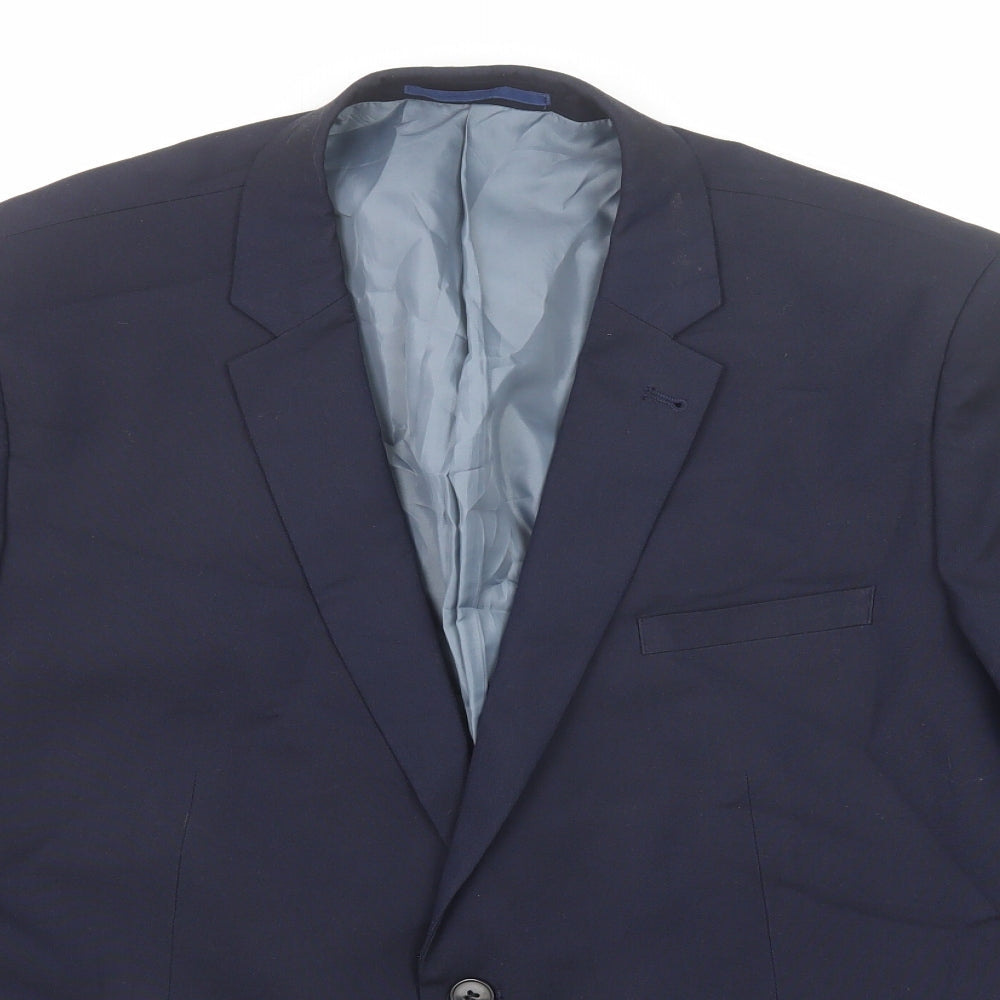 Mens UK Size 48 Burton Regular Blue Suit Jacket