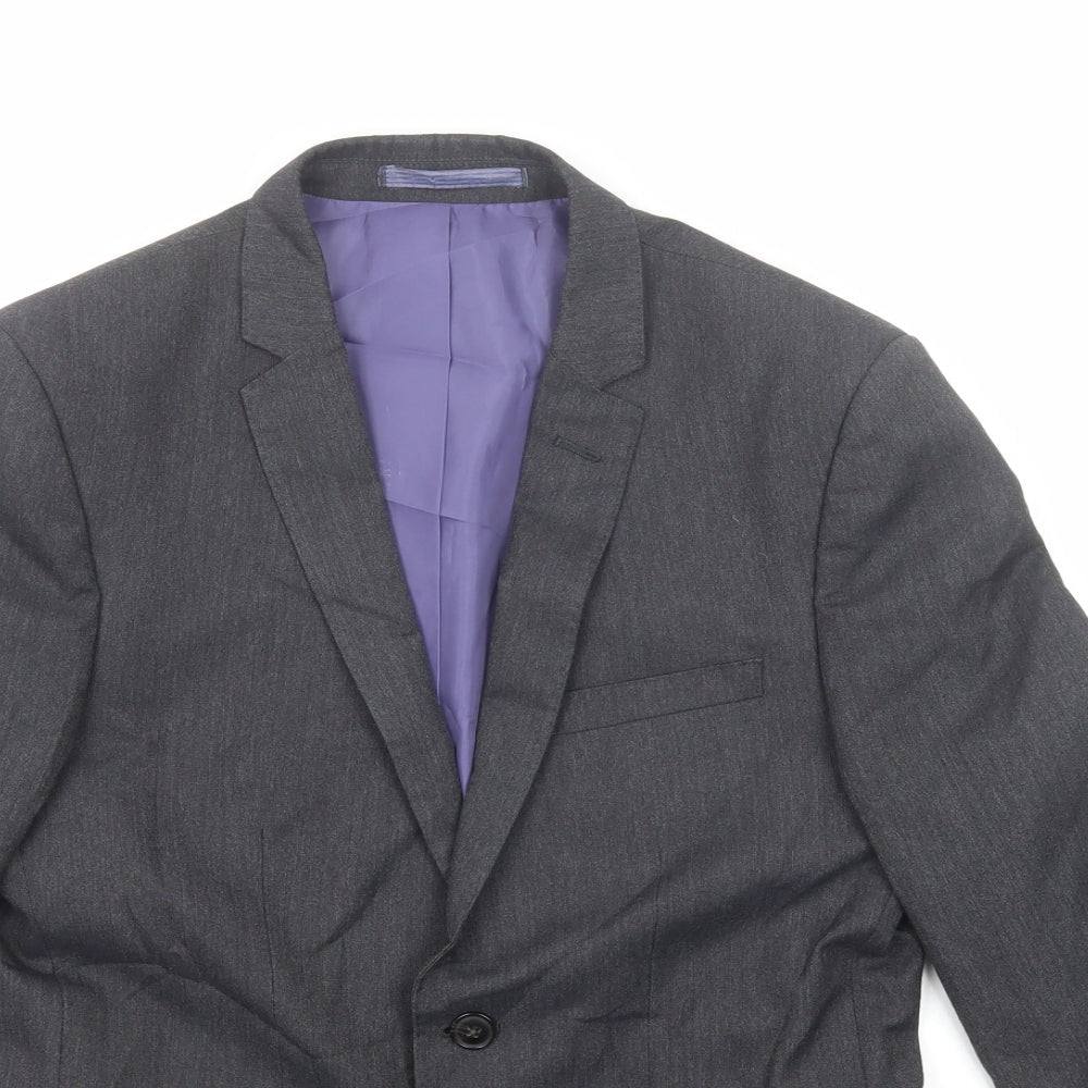 Mens UK Size 36 Marks and Spencer Regular Grey Suit Jacket