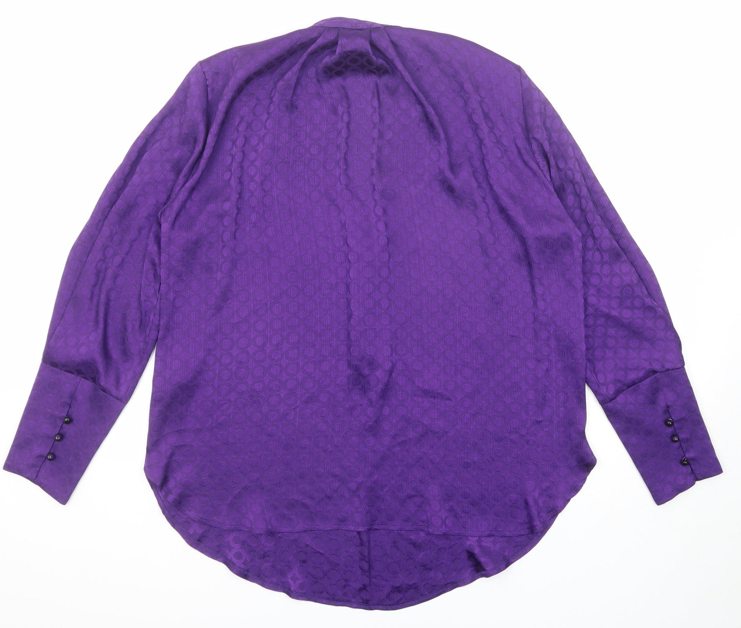 Womens UK Size 12 Principles Purple Basic Blouse