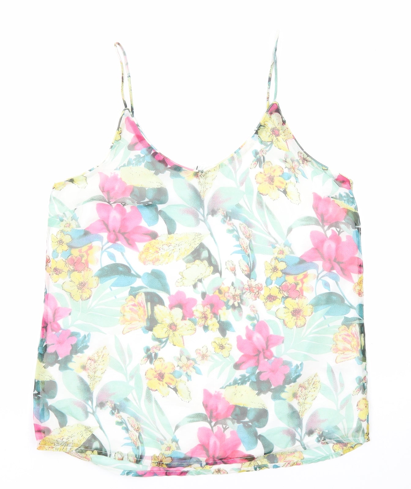 Womens UK Size M VERO MODA Multicoloured Camisole Tank