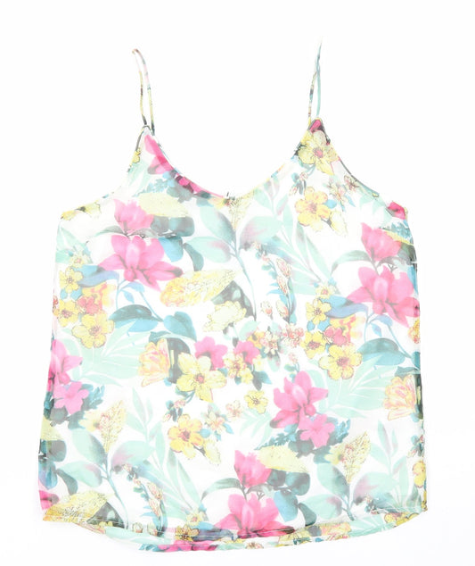 Womens UK Size M VERO MODA Multicoloured Camisole Tank