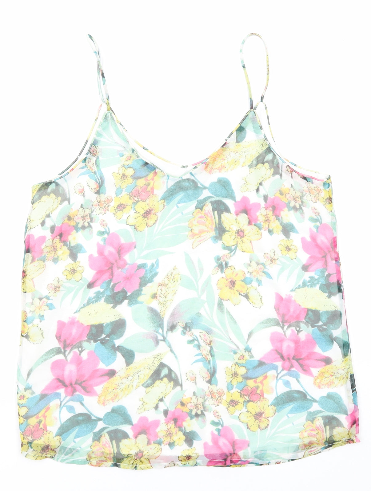 Womens UK Size M VERO MODA Multicoloured Camisole Tank