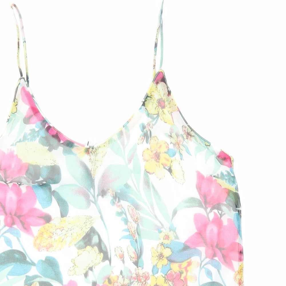 Womens UK Size M VERO MODA Multicoloured Camisole Tank