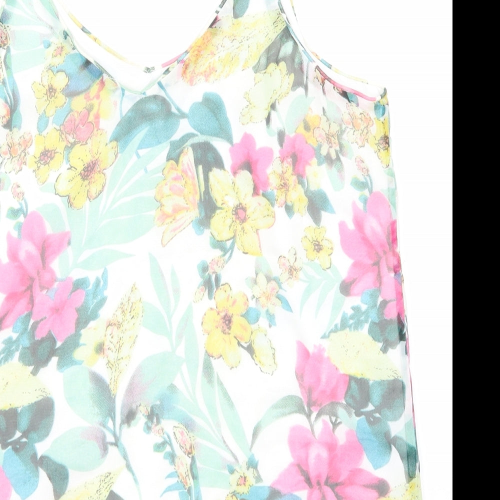 Womens UK Size M VERO MODA Multicoloured Camisole Tank