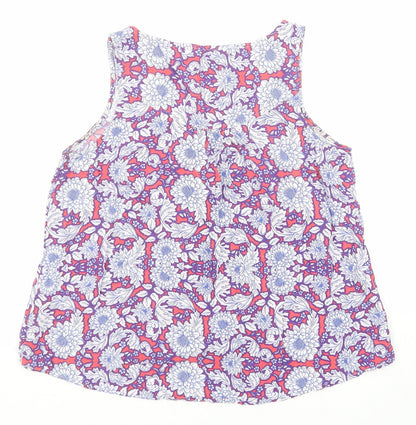 Womens UK Size 12 New Look Multicoloured Camisole Button-Up