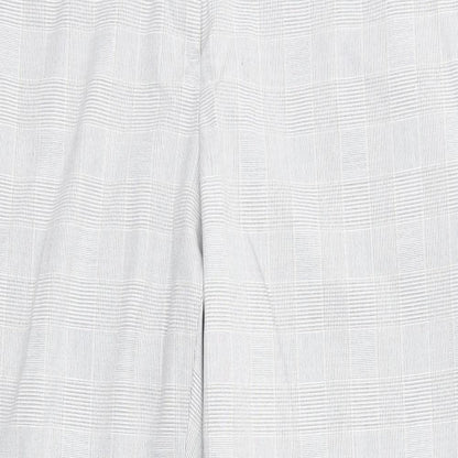 Womens UK Size 14 H&M Regular Fit Dress Pants Grey Trousers