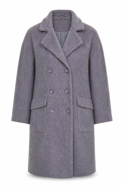 Womens UK Size 10 ASOS Purple Pea Coat
