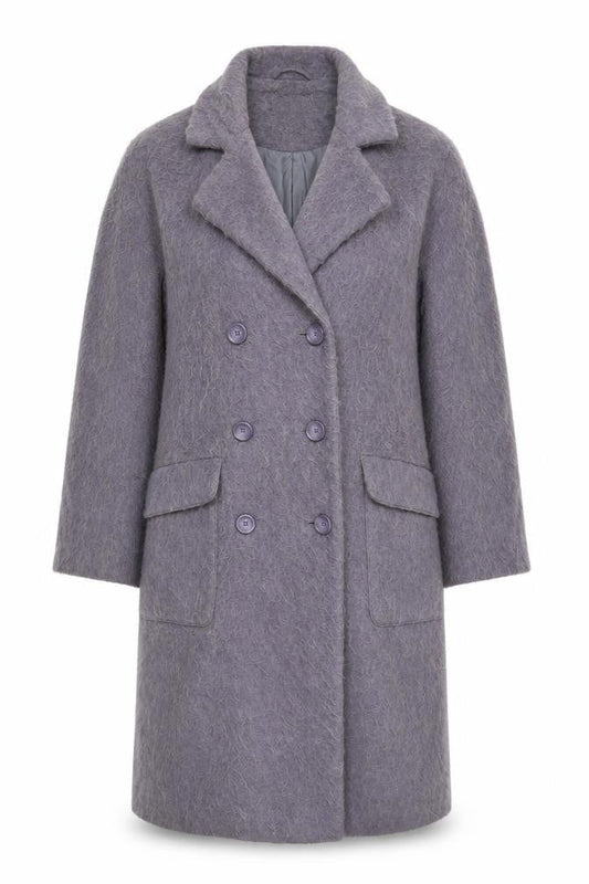 Womens UK Size 10 ASOS Purple Pea Coat