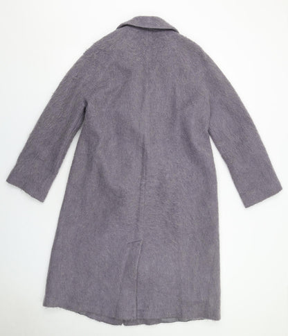 Womens UK Size 10 ASOS Purple Pea Coat