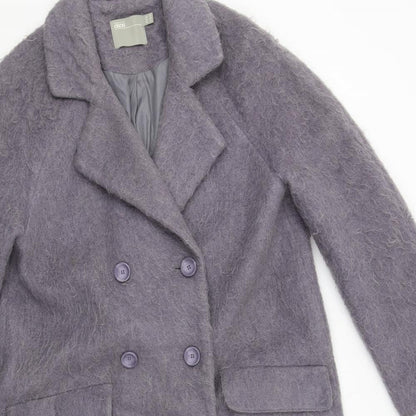 Womens UK Size 10 ASOS Purple Pea Coat