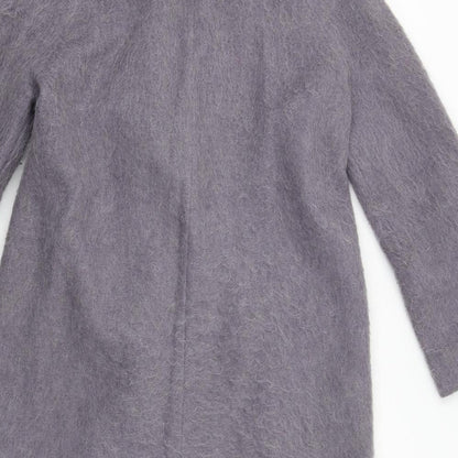 Womens UK Size 10 ASOS Purple Pea Coat