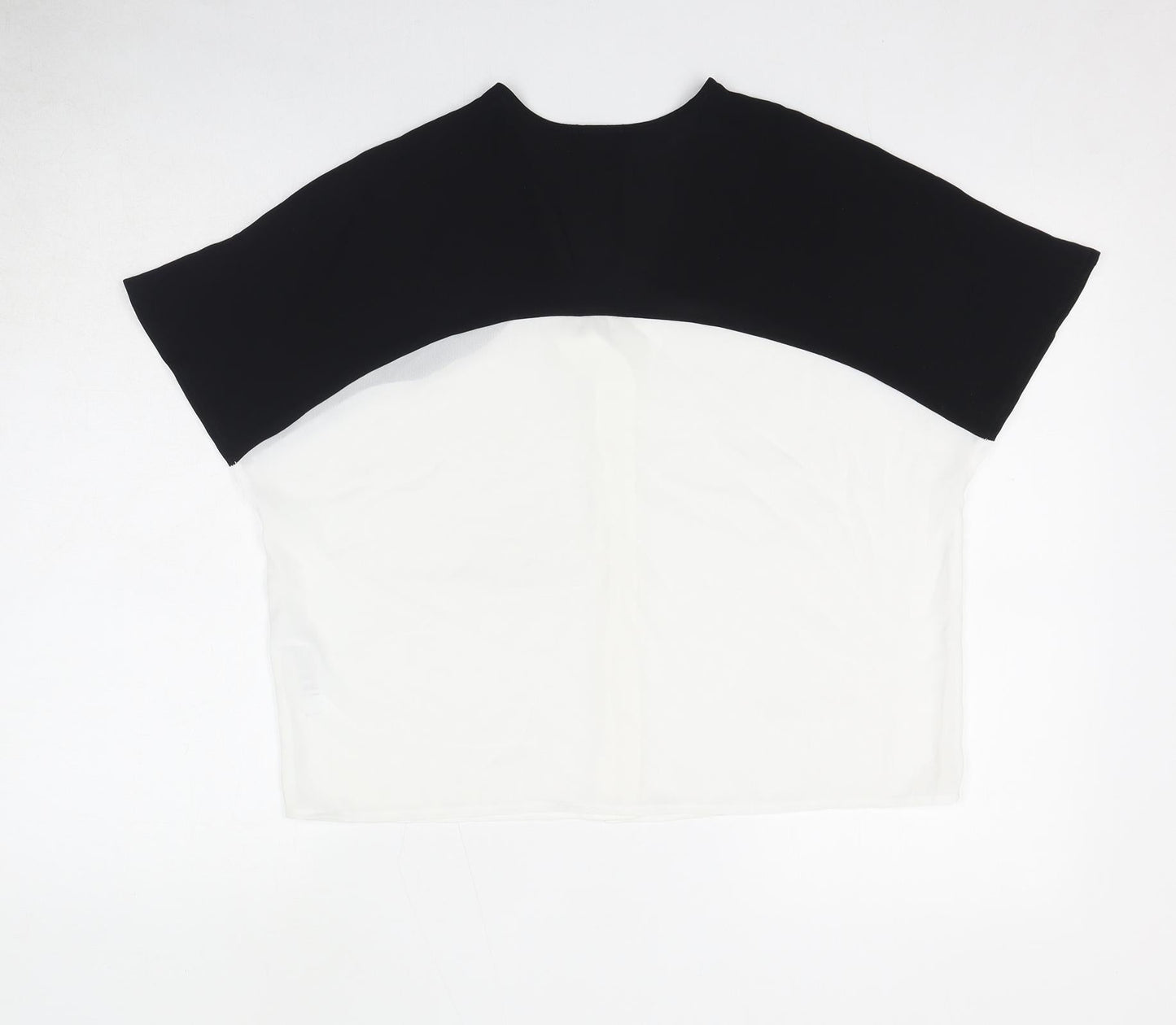 Womens UK Size 8 ASOS Black Basic Button-Up